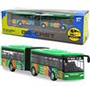 YskerrigToy Autobus Giocattolo, Auto Giocattolo Bambino Mini Bus Modello Pull-Back Veicoli Bus Giocattolos Mini Macchinine Giocattolos Educativo per Bambini Regalo di Compleanno(Verde)