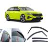 AC WOW 4 deflettori d'aria per Skoda Octavia 5 porte SW Kombi 2019 2020 2021 2022 2023 2024 2025