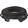 EMOS - Cavo di prolunga IP44 20 m - 1 presa Schuko - Impermeabile, resistente agli urti, alla temperatura e all'olio - 230 V, 16 A, 3680 W - Isolamento in gomma - H07RN-F3G 1,5 mm2 - Per uso esterno