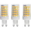 HUAMu Confezione da 3 Lampadine a LED G9 da 10W equivalenti a 150W Alogene, 86 LED, 1000Lm, Angolo di Diffusione 360°, Ultra Luminose, AC 220-240V, Non Dimmerabile, 3000K Bianco Caldo
