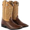 Pool's Equitazione Stivali Western Bambino Square cognac