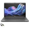 HP 255 G10 15.6 Business Laptop, AMD Ryzen 7 7730U, 15.6 FHD Display, 16GB RAM, 512GB SSD, AMD Radeon Graphics, Numeric Keypad, USB-C, PDG HDMI Cable, US Version KB, Windows 11 Pro, Dark Ash Silver
