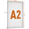 DURABLE Cornice a scatto in alluminio DURABLE