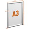 DURABLE Cornice a scatto in alluminio DURABLE