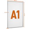 DURABLE Cornice a scatto in alluminio DURABLE