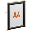 DURABLE Cornice a scatto in alluminio DURABLE