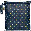 Bumkins Waterproof Wet Bag for Baby, Travel, Swim Suit, Cloth Diapers, Pump Parts, Pool, Beach, Gym Clothes, Toiletry, Hook to Stroller, Daycare, Zipper Reusable Wetdry Packing, Nintendo Super Mario