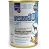 Generico Forza 10 Diet Umido Cane gusto CAVALLO con PATATE, alimento completo monoproteico per cani adulti di tutte le taglie e razze | 6 scatolette da 400 grammi l'una.