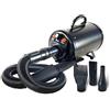 Gravitis Soffiatore per Cani 3.2HP, Asciugatore per Cani Professionale Regolabile in velocità e Temperatura, Phon per Toelettatura Cani Accessori Gatti, Asciuga Cane Silenzioso Dog Dryer