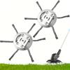 FiTspi Testine universali di ricambio per decespugliatore in filo di acciaio, testa di ricambio per decespugliatore elettrico a batteria (2 pezzi, 6 teste)