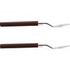 coserori 2X Metal Art Pittura Lama Paletta Pittura Spatola Mastice Raschietto Strumento di Melange 1.6 pollice