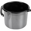GSW 255141 Professionale Black Star Pentolino per Latte, Smalto, Nero, 14 cm