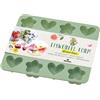 relaxdays 2x stampo per cubetti di ghiaccio in silicone 2,5