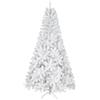 Uten Albero di Natale Artificiale Bianco, Rami di Protezione Ambientale in PVC, con Staffa in Metallo Solido, Rami da 2,1 m-1000, Adatto per Interni ed Esterni