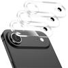 imluckies 3 Pezzi Protezione Fotocamera per iPhone 17 Air 6.6, Vetro Temperato 9H Anti-Graffio, Accessorio per Protezione Obiettivo Della, Compatibile con Cover [Non Influisce sugli Scatti Notturni]