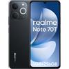 realme Note 70T Smartphone,Batteria da 6000 mAh,Protezione ArmorShell,6,74 90Hz Display,4GB+256GB Telefono,Dual SIM Android 15,IP54,Nero