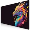 TITANWOLF Tappetino per Mouse XXL 1200 x 600 - Office Mousepad - Controllo preciso del Mouse migliora la velocità e la precisione - Tenuta Stabile - Lavabile - Sottomano per Ufficio e casa