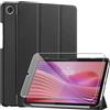 CAUHENYEE Custodia per Lenovo Tab One 8.7Cover, Set Protettivo Tablet con 1 Proteggi Schermo, Funzione Supporto Verticale, Cover Protettiva per Lenovo Tab One 8.7 - Nero