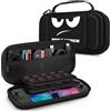 FINTIE Custodia per Nintendo Switch 2 (2025 Modello) - [Antiurto] Portatile di Borsa con 20 Titolari Schede di Gioco & Tasca Interna per Accessori, Don't Touch
