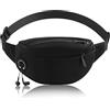 Sikeydels Marsupio Running,Cintura da Corsa,Marsupio da Corsa per Uomo e Donna,Cintura Running Regolabile per Sportivo,Trekking,Sport,Fitness,Jogging