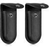 Lusofie Set di 2 custodie per coltelli universali per cintura da 15 cm, colore nero, con passante per cintura, per attività all'aria aperta come escursionismo, campeggio