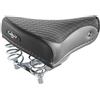 Selle Montegrappa Cucuba® Sella Vintage Montegrappa Originale in Pelle Sintetica con Doppia Molla MOD Export 1750 (Colore: Nero/Argento)