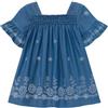 Generico Mayoral Vestiti Neonata - Vestito Jeans per Bimba 6-24 Mesi - Elegante Vestito Neonata Mayoral - Abbigliamento di Moda per Neonate, Abito Bambina Estate, 1981 (IT, età, 9 Mesi, Tejano)