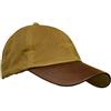 WALKER AND HAWKES Berretto da baseball unisex in cotone cerato - Visiera in pelle - Taglia unica, beige., Taglia unica