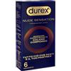Durex Nude Sensation Preservativo Ultra Sottile Comfort Naturale 6 Pezzi