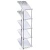 PAIDE P Organizzatore di scarpe. Stoccaggio di calzature. Organizer per scarpe per armadio calzascarpe. Supporto per scarpe regolabile in altezza, scarpiera semplice. (5Levels)