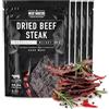 The Meat Makers Beef Jerky di Manzo Essiccato Peppered, 500g | Carne Essiccata per Umani, Alto Contenuto Proteico, Ideale come Snack Proteico, Senza Conservanti Artificiali