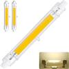 MZIEIU R7S LED 118mm Dimmerabile,Bianco Naturale 4500K,Lampadine LED COB 20W 118mm Equivalenti a J118 200W Lampada Alogena,2000LM Nessun Sfarfallio,Illuminazione Fascio 360°, Confezione da 2
