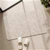 Hixingo Tappetino Bagno Super Assorbent Antiscivolo Semplicità Stampa a Foglia Tappeto da Bagno in Diatomite Asciugatura Rapida, Tappetino per Cucina, Doccia e Ingresso (Foglie - Beige,40x60 cm)