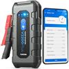 TOPDON V2200Plus Booster Avviamento Auto&Tester per Batteria in 1 | 2200A Starter batteria auto emergenza di picco da(motori diesel fino a 8L/6L), Starter di emergenza portatile da 12V