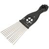 LIZEALUCKY Strumento per parrucchieri, pettine a forcella, tintura per capelli, stiratura, arricciatura, olio per uomini, pettine per capelli (Pettine a perno in acciaio M1707-2 K2)