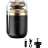 Generic Rasoio a capsule, mini rasoio elettrico portatile, multifunzione, rasoio da uomo, con rifinitore per peli del naso, impermeabile (nero)