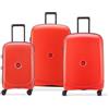 DELSEY PARIS - BELMONT PLUS - Set di 3 valigie rigide 55 cm/ 70,5 cm/ 82,5 cm - Rosso pallido