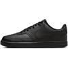 Nike Court Vision Low Next Nature, Sneaker Uomo, Black/Black-Black, 39 EU