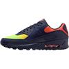 NIKE Air Max 90, Sneaker Uomo, Lemon Venom Blackened Blue Hyper Crimson, 44 EU