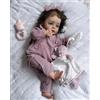 WKYUWS Bambola Baby Reborn Realistico Femmina 55cm Bambole Reborn Tutta In Silicone Vinile Bambolotto Neonato Vero Bambole Realistiche Che Sembrano Vere Per Bambina