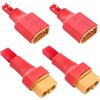 Lyeteung 4 Pezzi JST a XT60 Adattatore, XT60 Femmina / Maschio a JST Femmina / Maschio Connettori, per Batteria RC LiPo