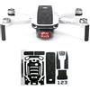 WRAPGRADE Colore di accento Skin compatibile con DJI Mavic Mini (BLACK BUMPY CAMO)