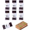 Beppiani 100% Massa di Cacao, Cioccolato Artigianale, vegana, senza zucchero, ricca di antiossidanti, per diete bilanciate - Made in Italy set (7 Tav. Classica)