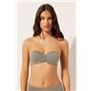 Calzedonia Fascia Costume Golden Stripes Giallo
