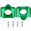 Tunejoy Riser Manubrio per Moto 28mm Adattatore Morsetto per Manubrio Motocicletta in Alluminio per ATV Dirt Pit Bike Moto Verde