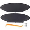 Doo Engy Parasole Copri Specchietto Cappucci Specchio Visiera Specchio Copertura Specchio Cosmetico Parasole Coperchio di Ricambio con Strumento Viti Nero per 911 GT3 Boxster 987 Boxster 986 Cayman 987