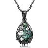 HUKKUN Collana corvo in argento 925 corvo corvo collana gotico corvo gioielli donna, Argento sterling