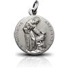 I G J LOTTO DA 3 (TRE) MEDAGLIE DI SAN FRANCESCO D'ASSISI - LE MEDAGLIE DEI SANTI PATRONI - 100% MADE IN ITALY