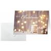 SIGEL Biglietti di Natale A6 | DS634, candele oro/beige/champagne, 25 biglietti + buste