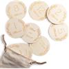 Wood You Buy Dischi in Legno Traguardi Neonato, Milestone Baby Cards,14 pz